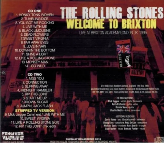 THE ROLLING STONES / WELCOME TO BRIXTON (2CD)