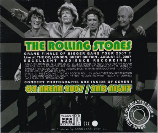 THE ROLLING STONES / 02 ARENA 2007 2ND NIGHT (2CD)