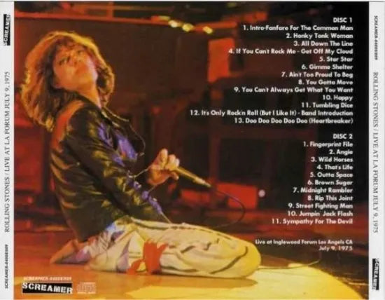 THE ROLLING STONES / LIVE AT LA FORUM JULY 9,75 (2CD)