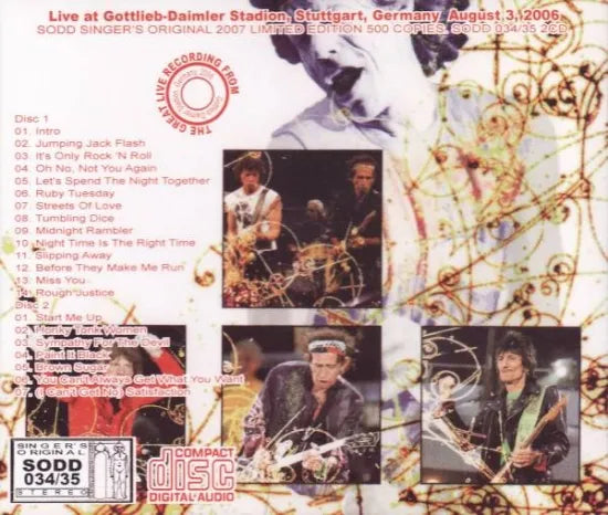 THE ROLLING STONES / THE BIGGER BANG IN GERMANY (2CD)