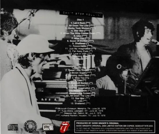 THE ROLLING STONES / CAN'T STOP ROLLIN' (2CD)