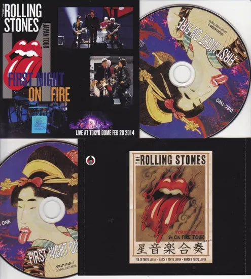 THE ROLLING STONES / 14 ON FIRE FIRST NIGHT ON FIRE 2014 JAPAN TOKYO (2CD)