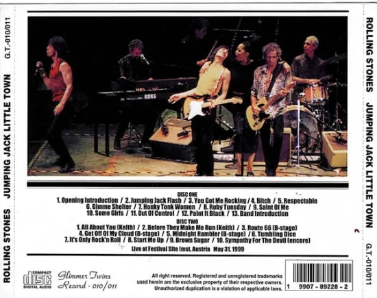 THE ROLLING STONES / JUMPING JACK LITTLE TOWN (2CD)