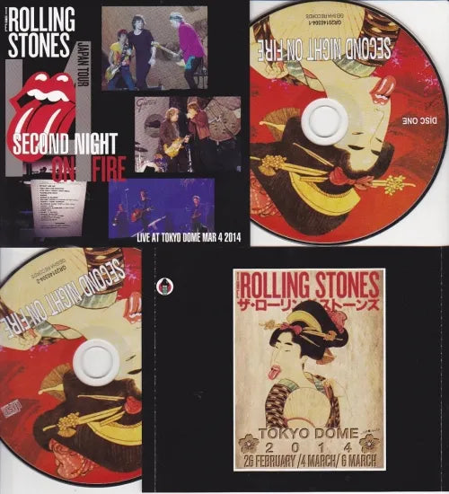 THE ROLLING STONES / 14 ON FIRE SECOND NIGHT ON FIRE 2014 JAPAN TOKYO (2CD)