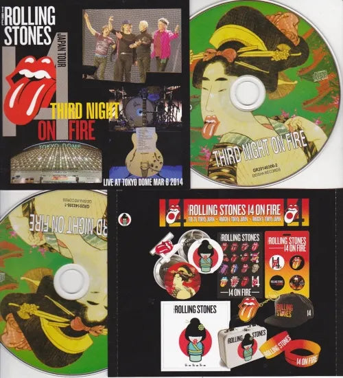THE ROLLING STONES / 14 ON FIRE THIRD NIGHT ON FIRE 2014 JAPAN TOKYO (2CD)