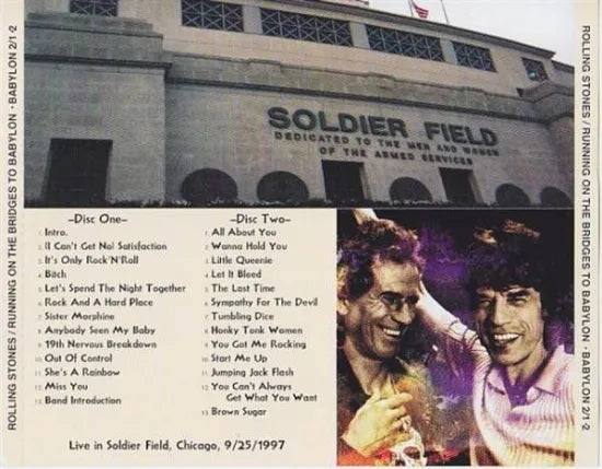 THE ROLLING STONES / RUNNING ON THE BRIDGES TO BABYLON (2CD)