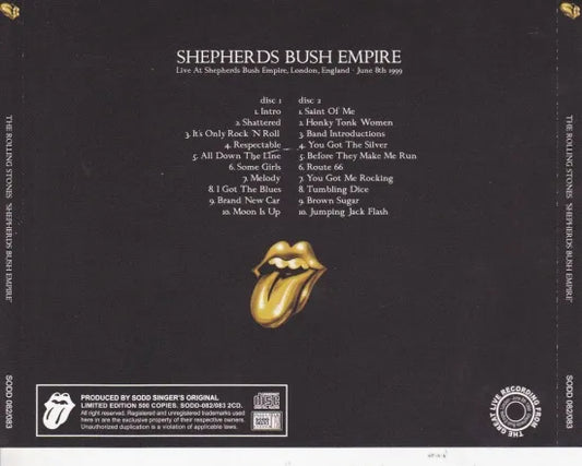 THE ROLLING STONES / SHEPHERDS BUSH EMPIRE (2CD)