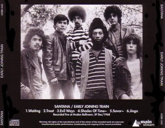 SANTANA / EARLY JOINING TRAIN (1CD)