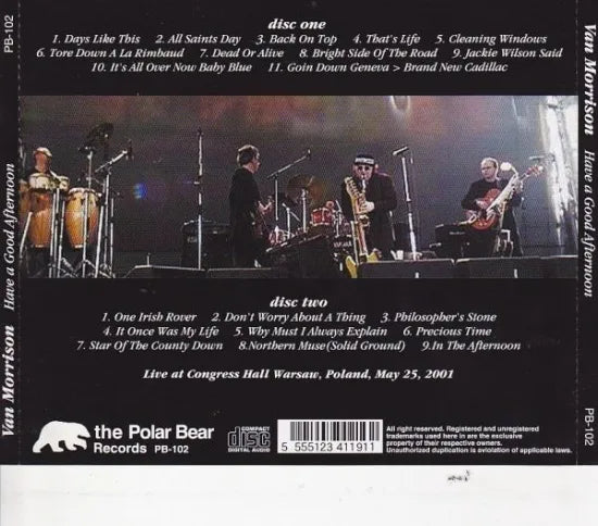 VAN MORRISON / QUE TENGAS UNA BUENA TARDE (2 CD)