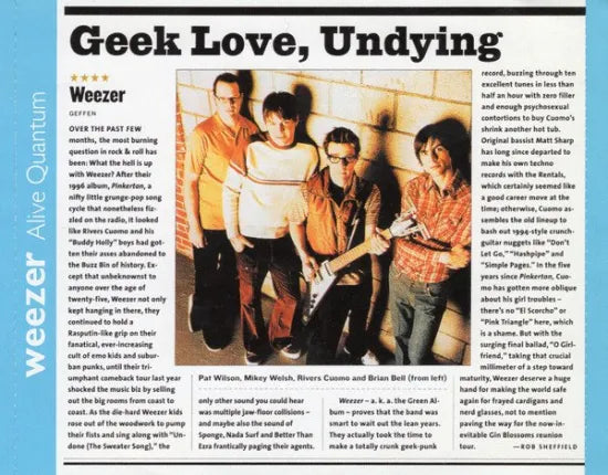 WEEZER / ALIVE QUANTUM (2CD)