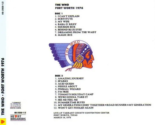 THE WHO / FORT WORTH 1976 (2CD)