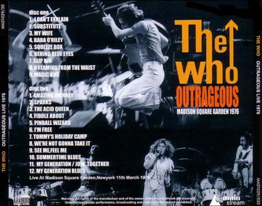 THE WHO / OUTRAGEOUS (2CD)