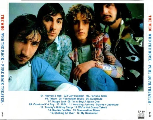 THE WHO / WHO THE ROCK PURE ROCK THEATER (1CD)