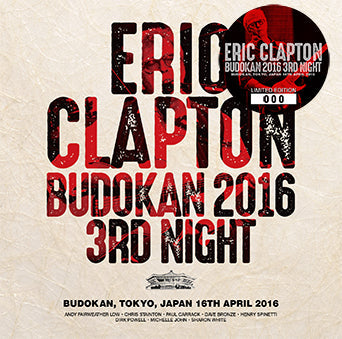 ERIC CLAPTON / BUDOKAN 2016 3RD NIGHT (2CD)