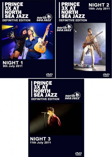 PRINCE / NORTH SEA JAZZ FESTIVAL 2011 NIGHT 1-3 DEFINITIVE EDITION (3DVDR)