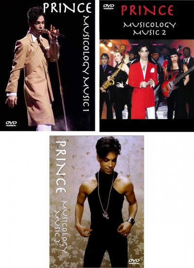 PRINCE / MUSICOLOGY MUSIC 1-3 (3DVDR)