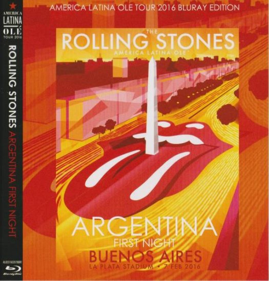ROLLING STONES / AMERICA LATINA OLE TOUR 2016 ARGENTINA FIRST NIGHT (1BR)