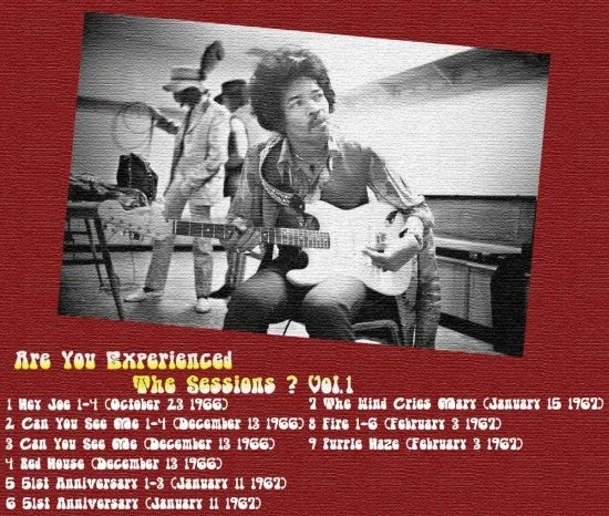 Jimi Hendrix / Are You Experienced The Sessions? Vo.1 (1CDR)