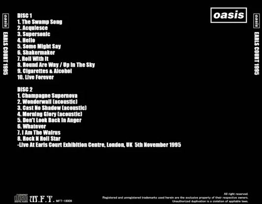 OASIS / EARLS COURT 1995 SOUNDBOARD (2CDR)