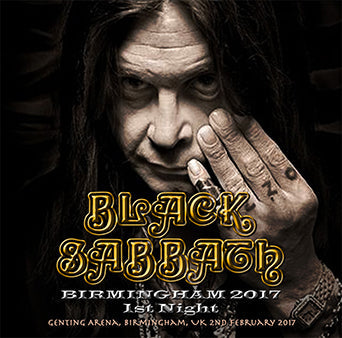 BLACK SABBATH / BIRMINGHAM 2017 1ª NOTTE (2 CD)