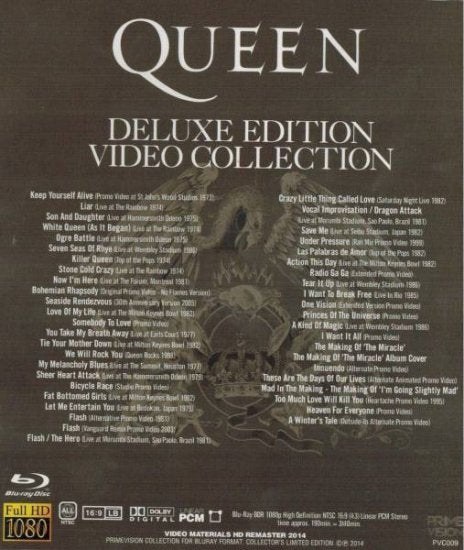 QUEEN / DELUXE EDITION VIDEO COLLECTION (1BDR)
