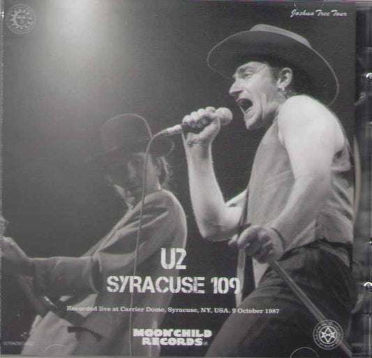 U2 / Syracuse 109 Joshua Tree Tour 1987 2CD Soundboard Moonchild Records