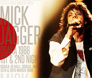 MICK JAGGER / OSAKA 1988 1ST & 2ND NIGHT UNCIRCULATED MASTERS