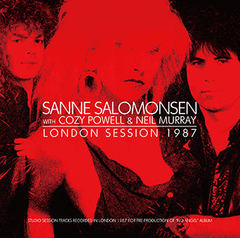 SANNE SALOMONSEN con COZY POWELL y NEIL MURRAY / SESIÓN DE LONDRES 1987 CAJA DE SONIDO ESTÉREO (1 CDR)