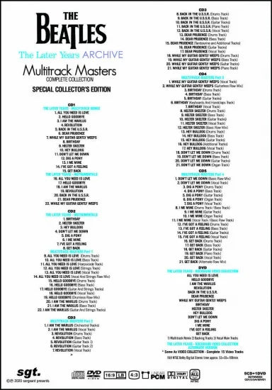 THE BEATLES / THE EARLY & LATER YEARS (10CD+2DVD)