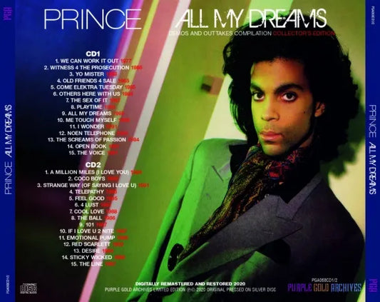Prince / All My Dreams Demos And Outtakes Compilation (2CD)