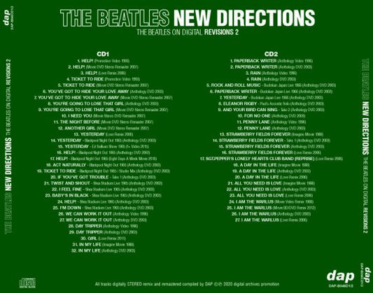 THE BEATLES / NEW DIRECTIONS DIGITAL REVISIONS 2 2CD