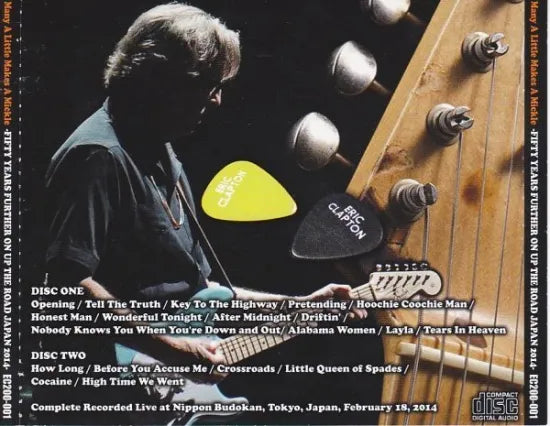ERIC CLAPTON / FIFTY YEARS FURTHER ON UP THE ROAD JAPAN 2014 (2CD)