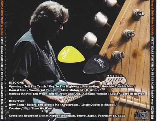 ERIC CLAPTON / FIFTY YEARS FURTHER ON UP THE ROAD JAPAN 2014 (2CD)