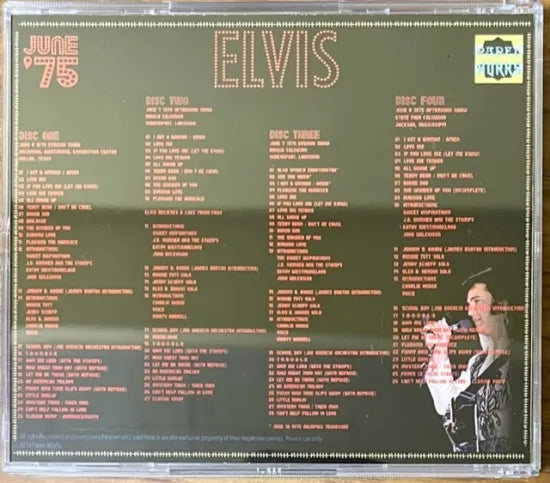 ELVIS PRESLEY / JUNE '75 (4CDR)