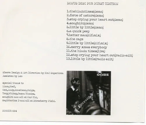 OASIS / Are you gonna be the one who saves me? (1CD + Bonus CD)