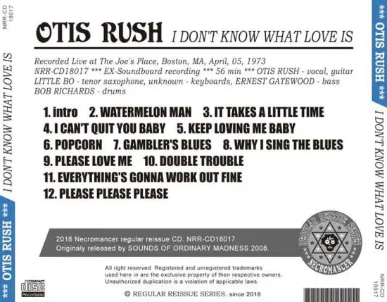 OTIS RUSH / NON SO COSA SIA L'AMORE (1CDR)