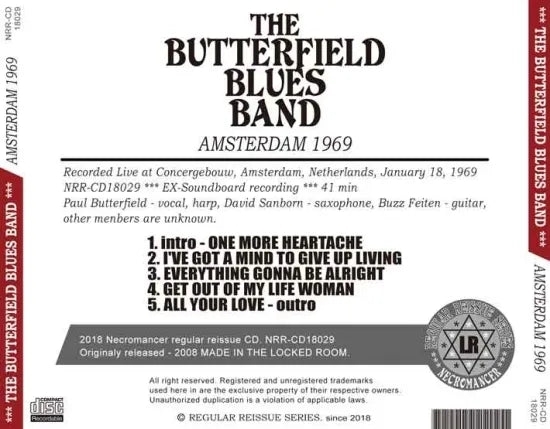 THE BUTTERFIELD BLUES BAND / AMSTERDAM 1969 (1CDR)