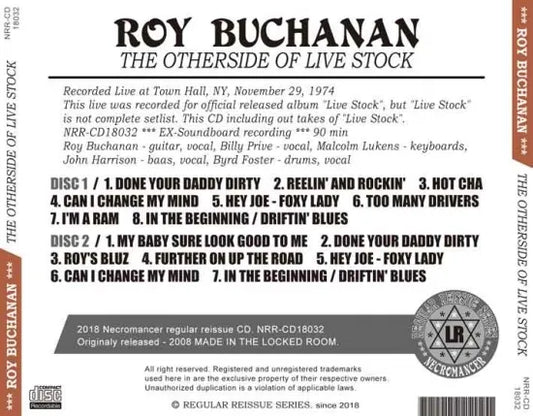 ROY BUCHANAN / THE OTHERSIDE OF LIVE STOCK (2CDR)