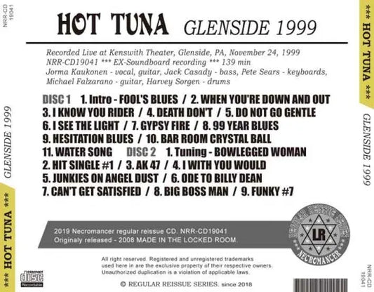 HOT TUNA / GLENSIDE 1999 (2CDR)