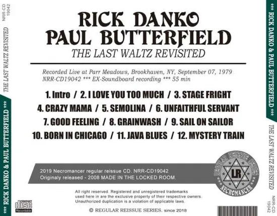 RICK DANKO & PAUL BUTTERFIELD / THE LAST WALTZ REVISITED (1CDR)