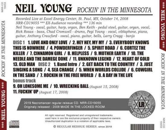 NEIL YOUNG / ROCKIN' IN THE MINNESOTA (2CDR)