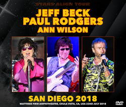 JEFF BECK, PAUL RODGERS & ANN WILSON / SAN DIEGO 2018 (3DVDR)