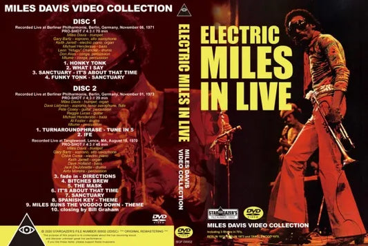 MILES DAVIS / ELECTRIC MILES EN VIVO (2 DVDR)