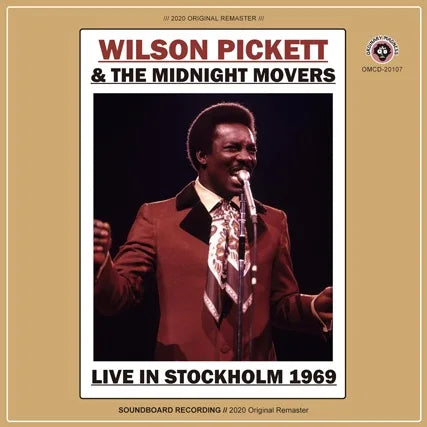 WILSON PICKETT & THE MIDNIGHT MOVERS / EN DIRECTO EN ESTOCOLMO 1969 (1 CD)