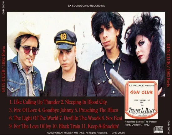 GUN CLUB / 1982 Paris (1CDR)