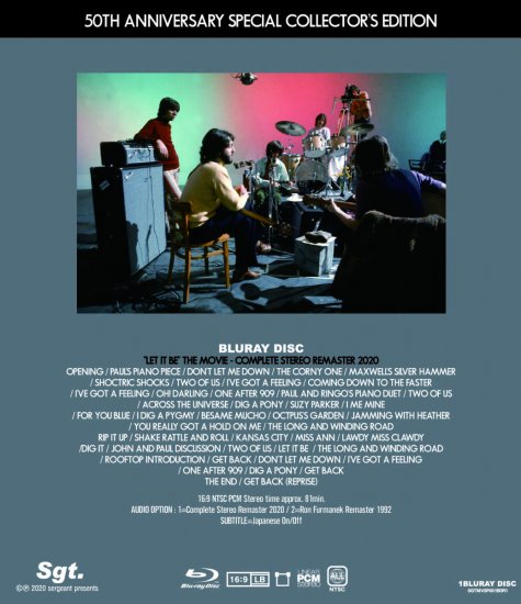 THE BEATLES / LET IT BE 50TH ANNIVERSARY (1BDR)