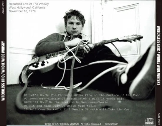 WRECKLESS ERIC / WHOLE WIDE WHISKY (1CDR)