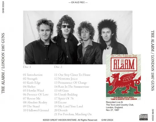 THE ALARM / LONDON 1987 GUNS (2CDR)