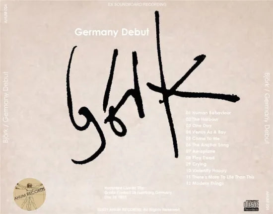 Bjork / Germany Debut (1CDR)