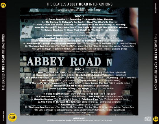 THE BEATLES / ABBEY ROAD INTERACTIONS (2CD)